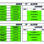 GRUPOS C Y D. CATEGORIA ALEVIN